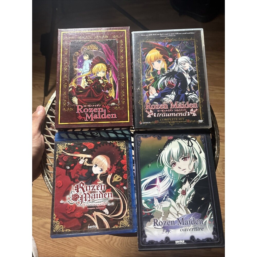 Rozen Maiden Complete Anime DVD Lot Rozen Maiden Träumend Ouvertüre Zurückspulen